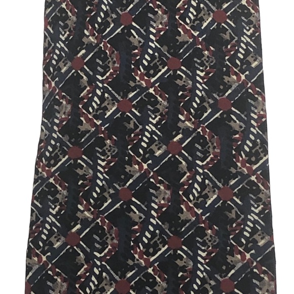 Farrah Multicolored Abstract Print Silk Tie - Picture 6 of 13